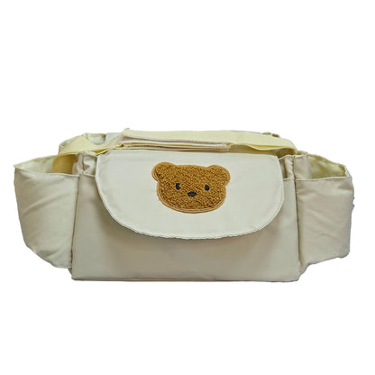Universal Mommy Diaper Bag with Non-Slip Stroller Storage Box and Cup Holder Baby Stroller Storage Bag