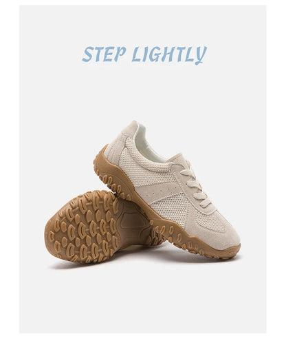 Thick-Soled German Training Women 2026 Autumn Versatile Sports Shoes Fashionable Soft-Soled Breathable Mesh Forrest Gump Shoes