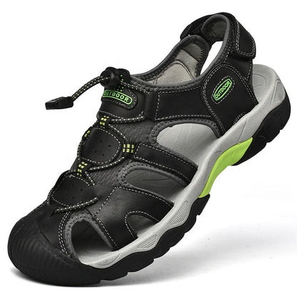 Y 38-48 Plus Size Summer Men's Sandals Outdoor River Tracing Casual Beach Shoes for Men