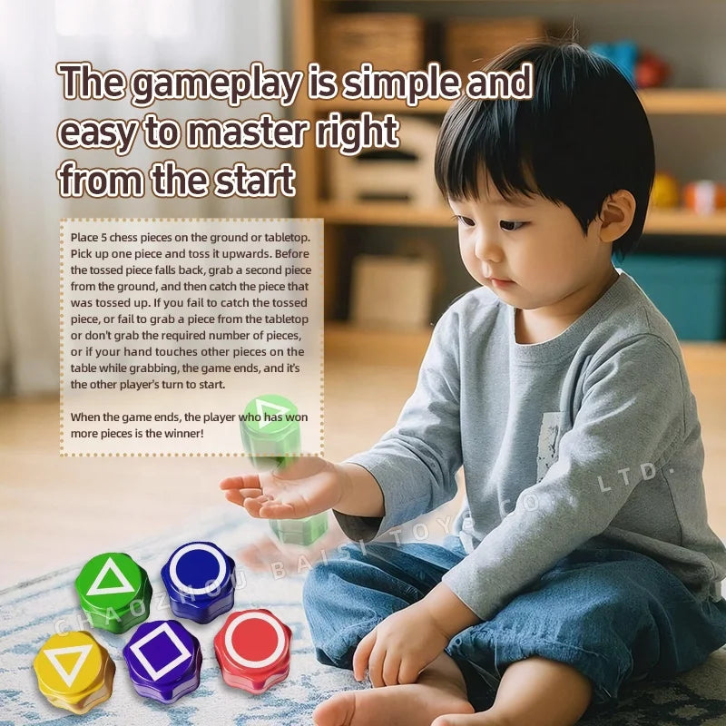 New Educational Toys The Popular Korean Game Gonggi Nori Konggi Stone Game Reaction Exercise Party Toys For Adults And Children