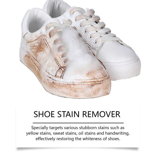 Jakehoe With Decontamination Foam Spray Small White Shoes Sneakers The Upper Stains Yellow Edge Bright Clean