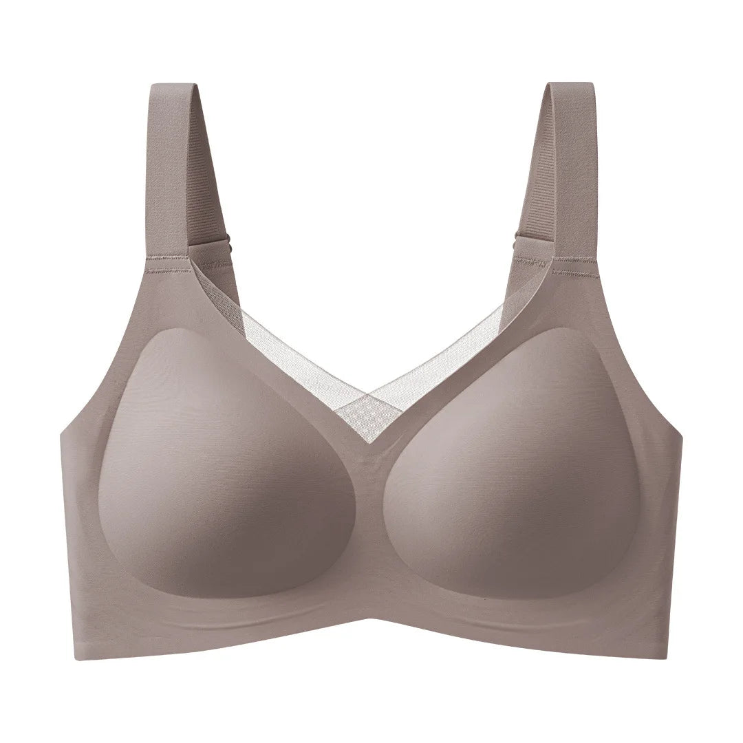 Wireless Bra Plus Size Women Sujetadores S-3XL BH Brasier Para Mujer Ladies Anti-sagging Gather  Seamless Push up Jelly Bra