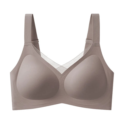 Wireless Bra Plus Size Women Sujetadores S-3XL BH Brasier Para Mujer Ladies Anti-sagging Gather  Seamless Push up Jelly Bra
