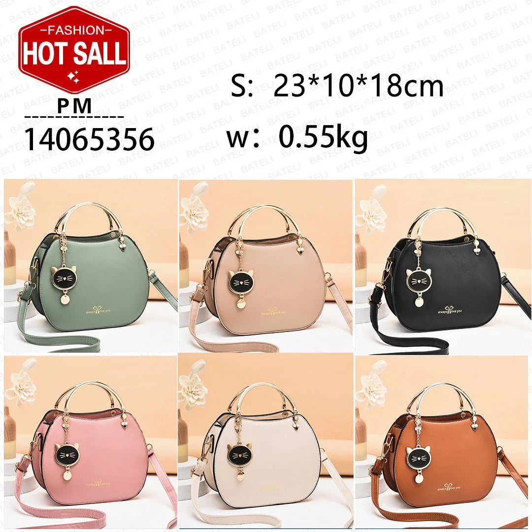 Bag Women 2022 New Handbags  Cat Pendant Single Shoulder Handbag Trend Women 14065 Handbags Wholesale