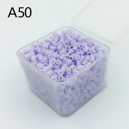2.6mm Mini Beads/1200pcs/Box Packing Hama Beads Easy to Store For Kids Perler Iron Beads Fuse Handmade Gift Children Toy