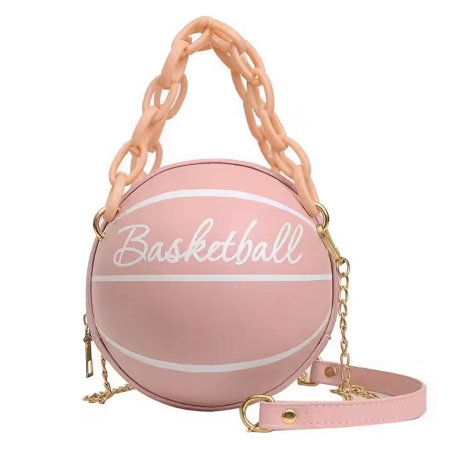 Popular Design Mini Women Round Shape Handbag Basket Ball Bags Handbags
