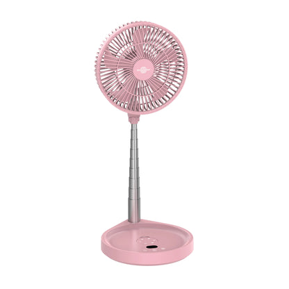 Electric Rechargeable Foldable Camping Fan with Remote Control, LED Lights, and Brushless Motor - Ideal for Outdoor & Hotel Use