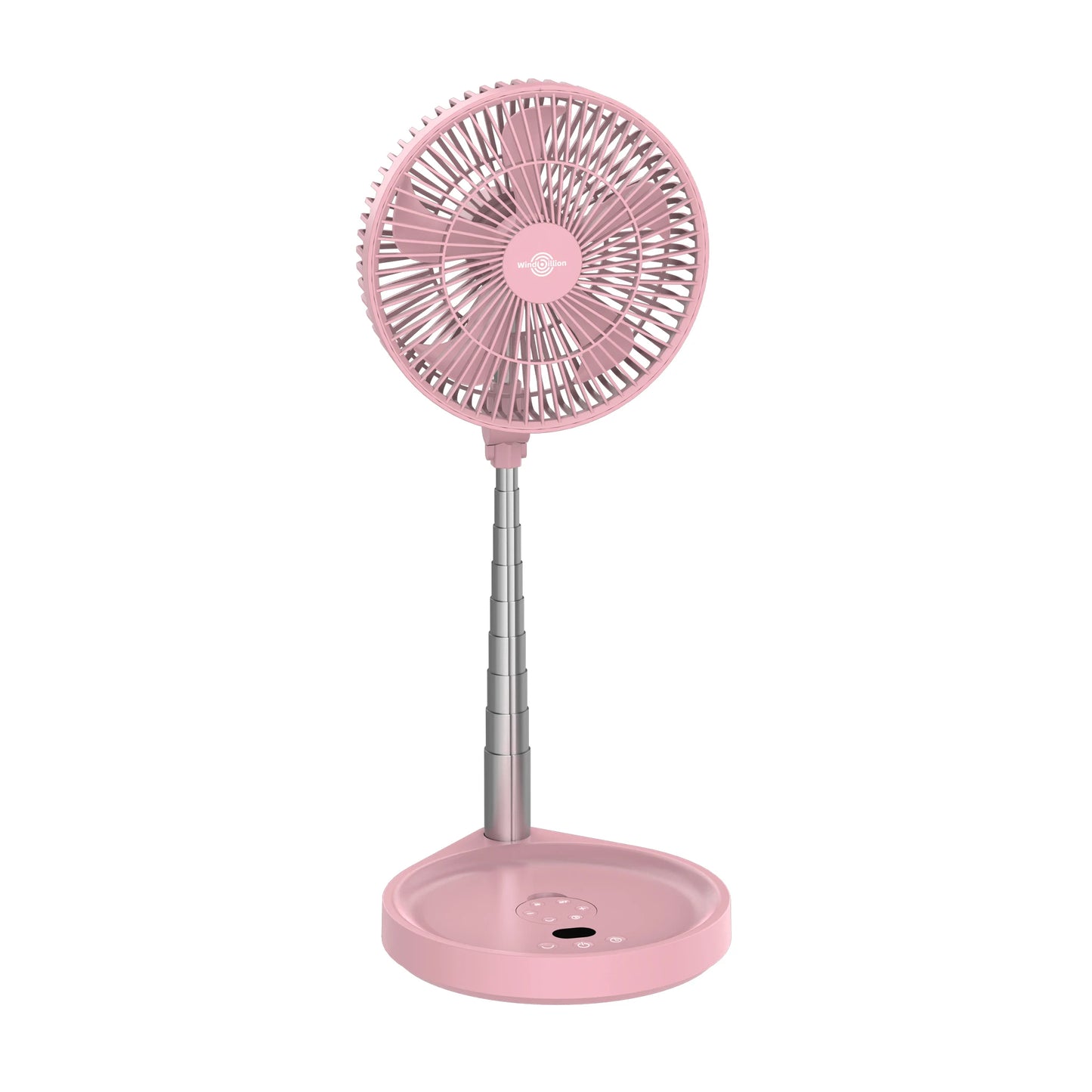 Electric Rechargeable Foldable Camping Fan with Remote Control, LED Lights, and Brushless Motor - Ideal for Outdoor & Hotel Use