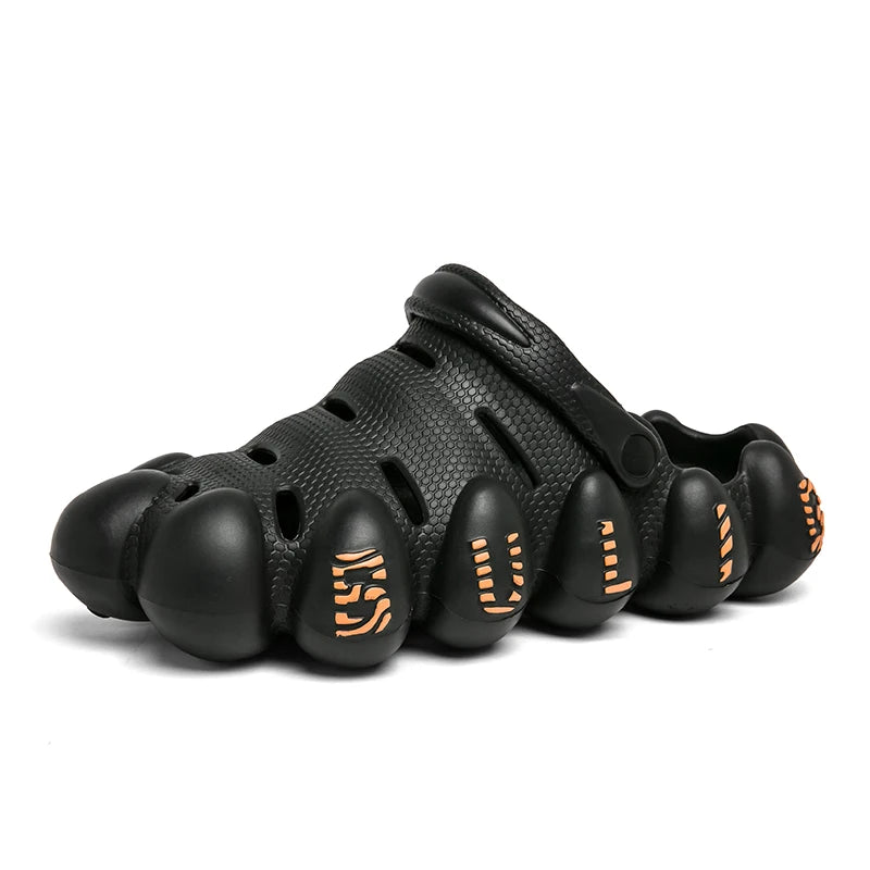 Logo Custom DIY Present Shoes Men's New Light Weight EVA Soft Clogs Garden Shoes Beach Outdoor Slippers for Men