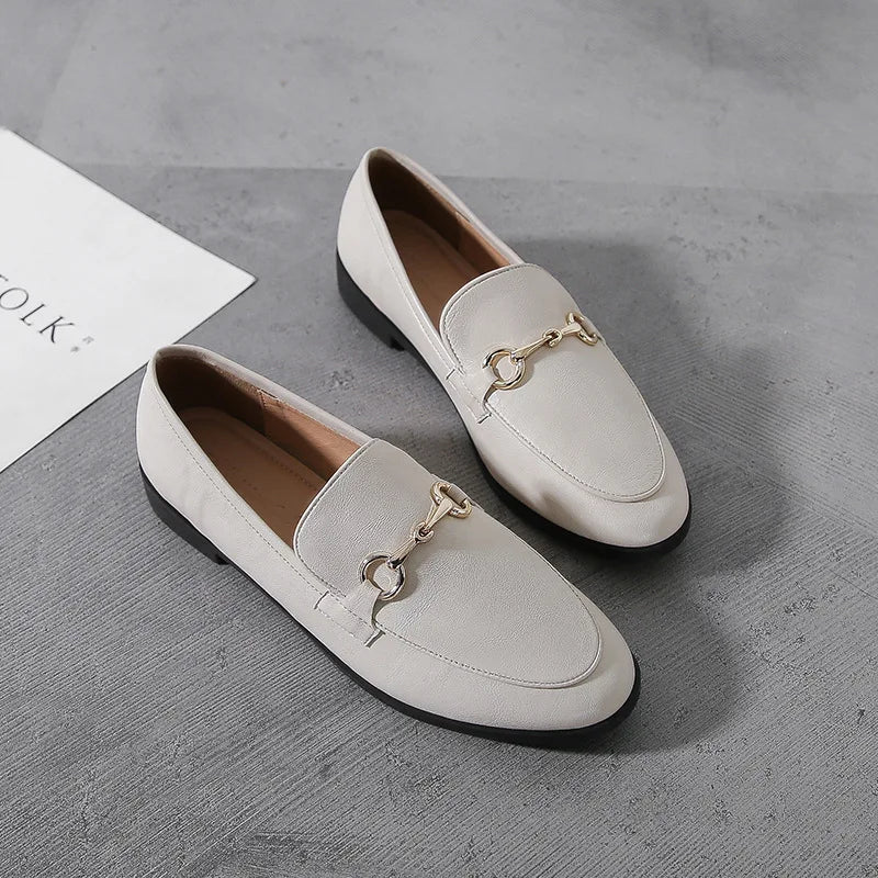 New Arrival Tassel-Trimmed Slip-On Loafers  Chunky Sole Women's Fashion Shoes with Platform Design Shoes