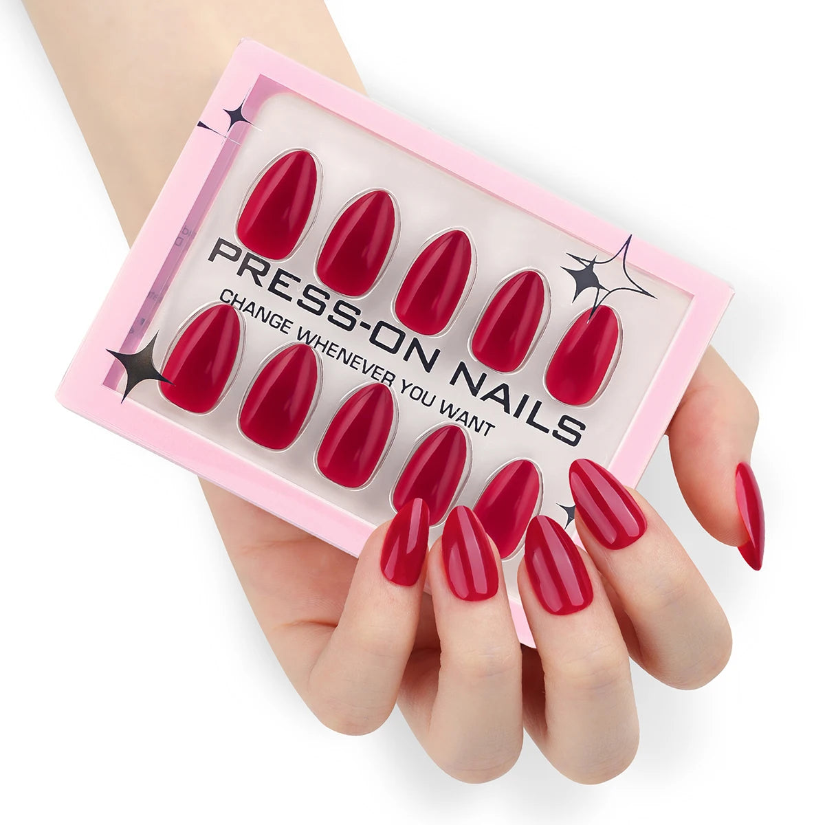 Solid Color press on nails wholesale short fake nails high quality false nails acrylic pmma  custom label Drop Shipping