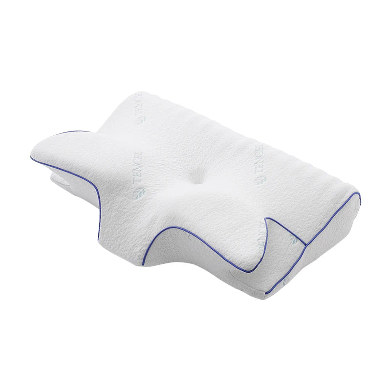 2025 NEW Butterfly Ergonomic Contour Memory Foam Pillow Side Sleeper Orthopedic Sleep Pillow Cervical Neck Pillow