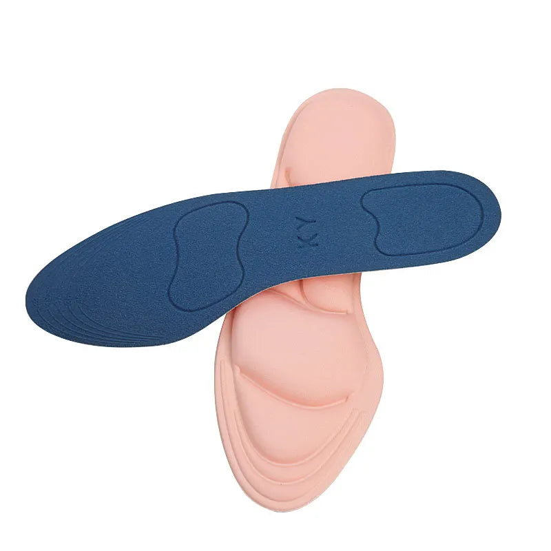 Shoe Insoles Arch Support Insoles Breathable 5D Sponge Barefoot Comfort Insoles and High Heel Inserts
