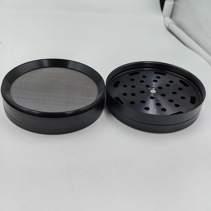 O1 100mm 4'' 4Inch Diameter Custom Logo 4 Parts Herb Grinder Zinc Alloy Tobacco Metal Grinder for Herb Wholesale