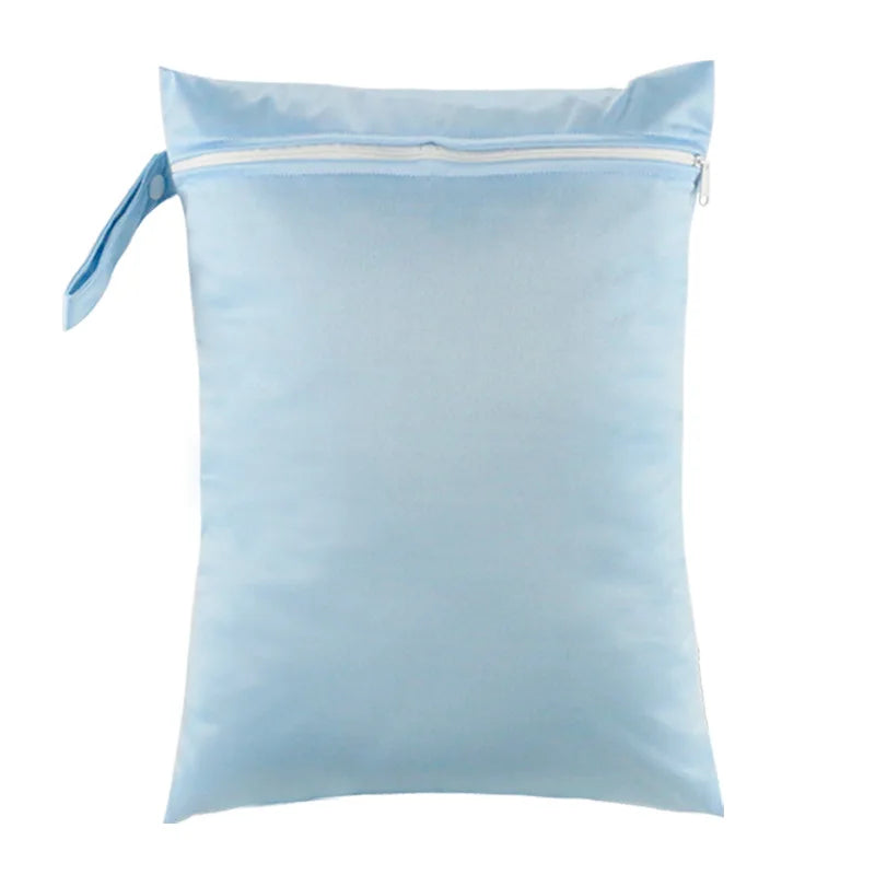 30*40Cm Swim Bags Cloth Reusable Washable Diaper Wet Bag With Single Pockets Dry and Wet Zippers Waterproof Bag for Travel
