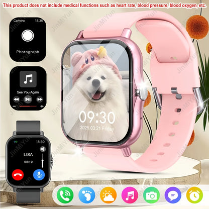 1. 83" Full Touch Screen Smartwatch with Wireless Calls/Messaging, Multiple Sports Modes, Remote Camera Control, Music Playback