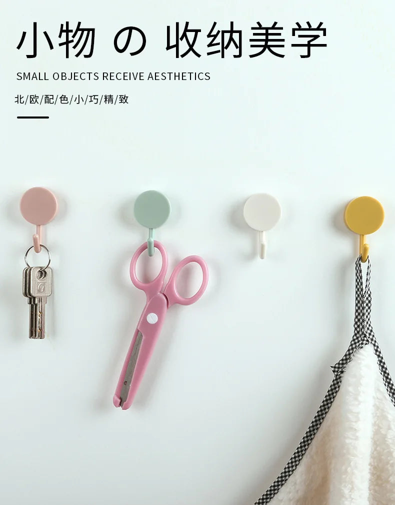 Hot Selling Magic Heavy Duty Plastic Adhesive Wall Hook Strong No Trace and No Hole Hook Modern Design Wholesale