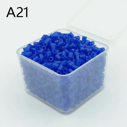 2.6mm Mini Beads/1200pcs/Box Packing Hama Beads Easy to Store For Kids Perler Iron Beads Fuse Handmade Gift Children Toy