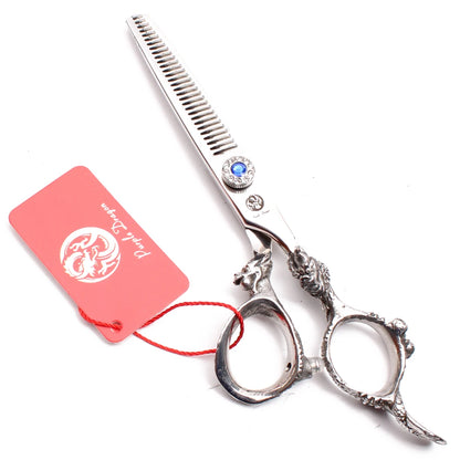 Hair Scissors 5.5" 6.0" 440C Purple Dragon Hairdressing Scissors Cutting Shears Hair Thinning Shears Professional Scissors Z9004