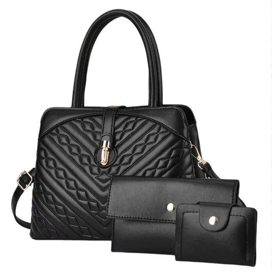 2024 New Texture Pattern High Capacity Fashion Trend Messenger Bags Luxury Women's Bags Womens Handbags Tote Bag Handbag Set