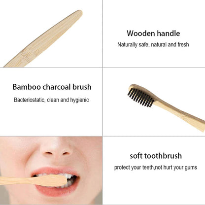 Eco-friendly Travel Hotel Soft Bristle Bamboo Toothbrush With Cheap Price