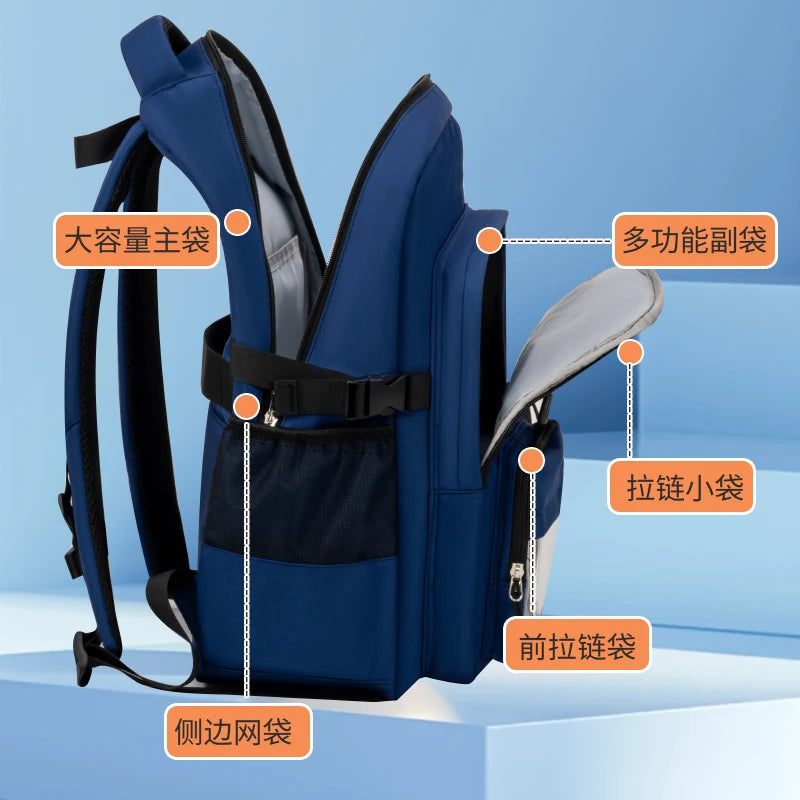 18 Inches Big Capacity School Bags Mochilas Escolares Teen Backpack for Boys Girls High School Students Backpack to School