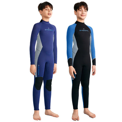 Factory Wholesale Water Sports Surf Beach Swimsuit 2.5mm SCR Neoprene Youth Kids Wetsuit Hooded