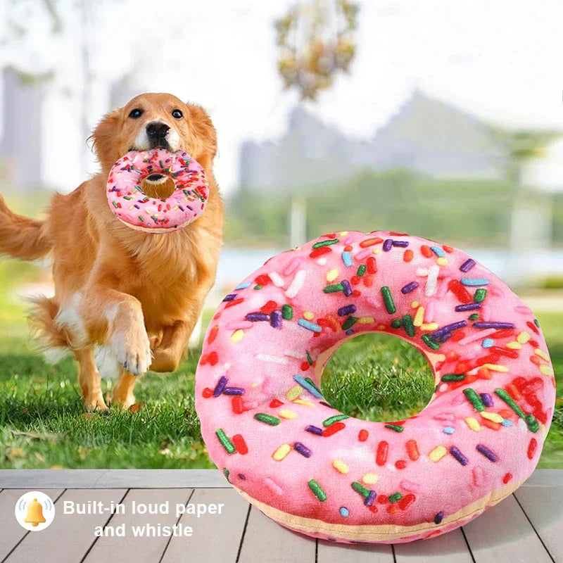 US LOCAL STOCK Hiphoppet  Squeaky Dog Plush Toy Dogs Chew Toys for Interactive Play Fun Crinkly Soft Interactive Plush Toys