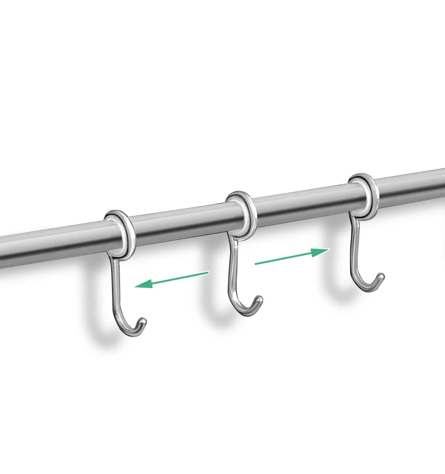 Knife Holder Rack  Wall Mounted Strength Holder Magnet Knife Magnetic Holder with Hooks for Kitchen