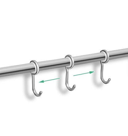 Knife Holder Rack  Wall Mounted Strength Holder Magnet Knife Magnetic Holder with Hooks for Kitchen