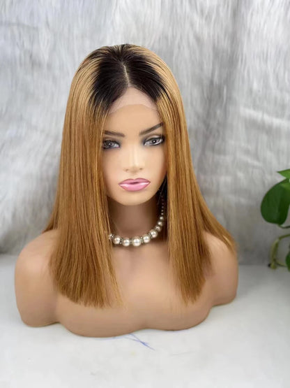 Short Bob Transparent Lace Human Hair Wig 8-16inch  Brazilian Human Hair  Wigs for Black Women