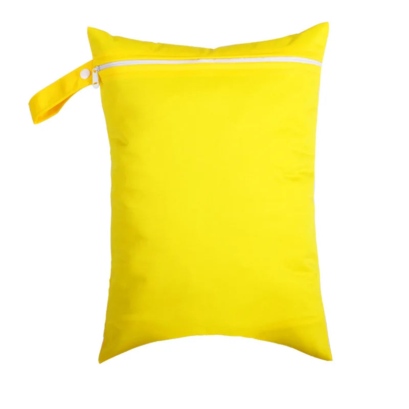 30*40Cm Swim Bags Cloth Reusable Washable Diaper Wet Bag With Single Pockets Dry and Wet Zippers Waterproof Bag for Travel