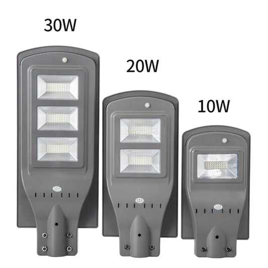 ABS material High Power Ip65 Waterproof 30w 60w 90w Integrated All In One Solar Led Street Light