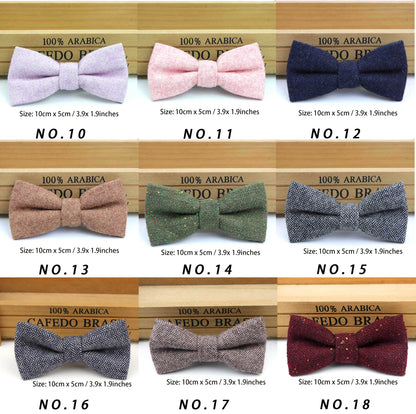 Children Wool Bow Tie Baby Boys Butterfly Skinny Bowtie Single Layer Child Bowties Gravatas Borboleta Collar Kids Ties