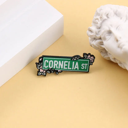 Shmik Funny Rock and Roll Band Enamel Pin Punk Letters Badge Album Collection Jewelry Gift for Music Fans