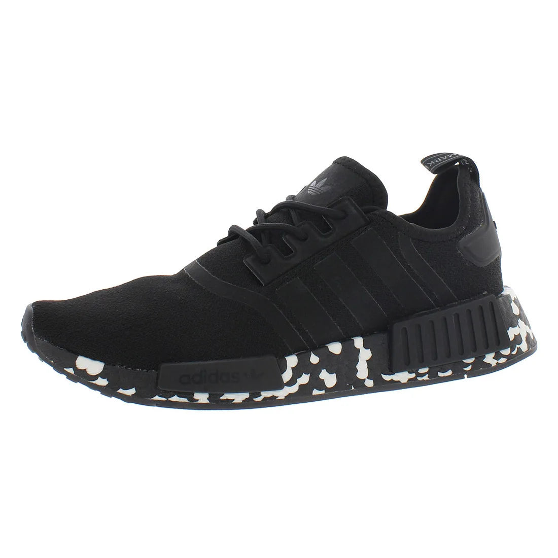 For NMD_R1 Men's Knit Sneakers Core Black/Cloud White Spring and Summer | 100% Authentic Made in Vietnam Model MSS-GZ4306