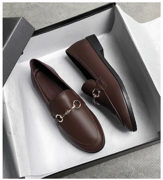 New Arrival Tassel-Trimmed Slip-On Loafers  Chunky Sole Women's Fashion Shoes with Platform Design Shoes