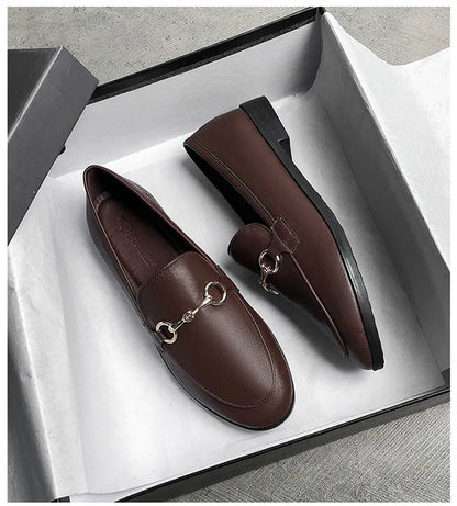 New Arrival Tassel-Trimmed Slip-On Loafers  Chunky Sole Women's Fashion Shoes with Platform Design Shoes