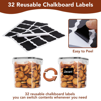 10pcs Sealed Storage Container Set Kitchen Storage Distribution Box Food Grade pp Plastic Food Storage Container