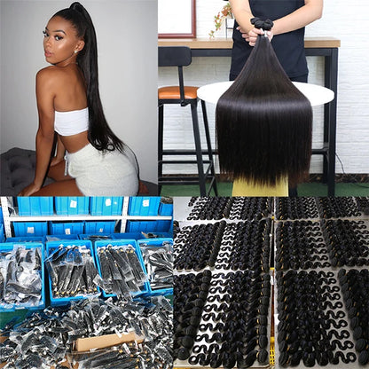 Lemoda 13x4 Lace Front Wigs Human Hair Pre Plucked with Baby Hair 12A Brazilian Straight Human Hair Wigs for Black Women