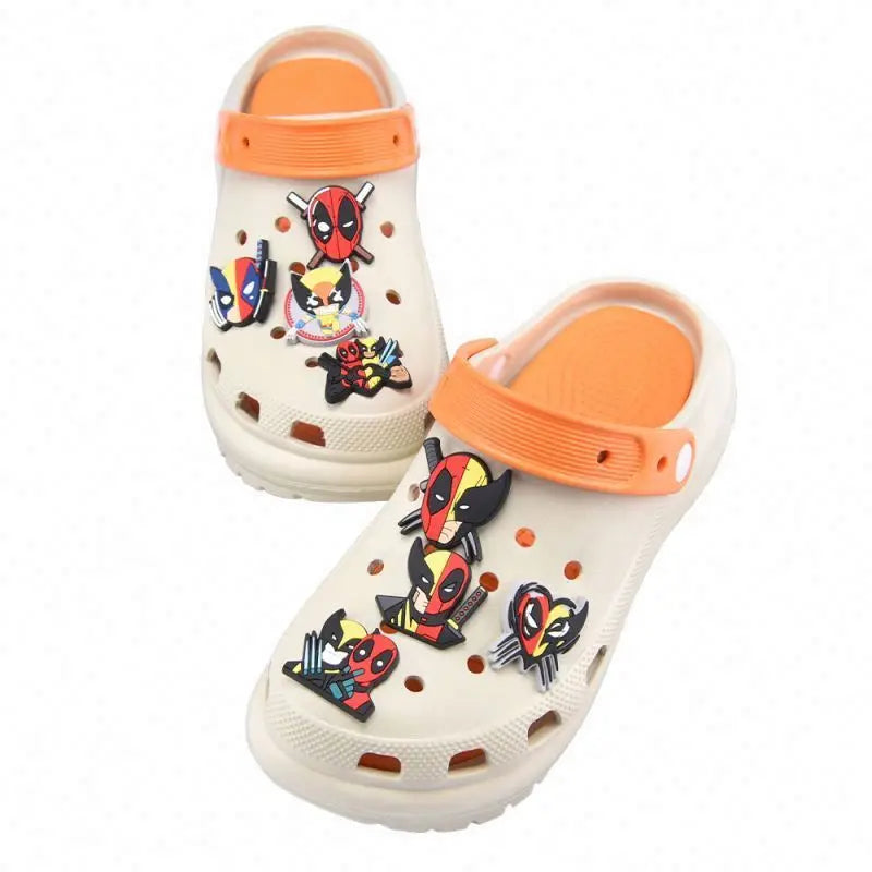 2026 New Set Custom Rubber Shoe Clog Mexico Food Drink Charms for Decoration Christmas Gift Accessory Package