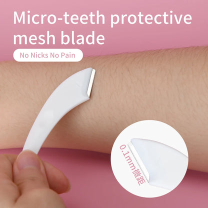 3pcs Eyebrow Trimmer Set Stainless Steel Curved Eyebrow Razor Eyebrow Scissors With Comb Beauty Tool for Beginners