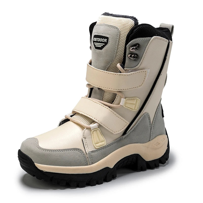 New Arrivals Mens Snow Boots Warming Snowproof Footwear Wholesale Sport Snowproof High-cut Snow Shoes for Men Cotton Shoes