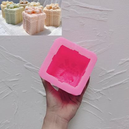 Christmas Gingerbread Gift Box Silicone Candle Mold Christmas Box Silicone Mold Dinner Soy Wax Silicone Mould Christmas Decor