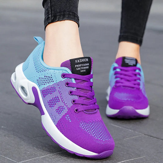Cheap Wholesale High Quality 2026 Spring Autumn New Women Plus Size Running Air Cushion Shoes Women's Casual Sports Shoes