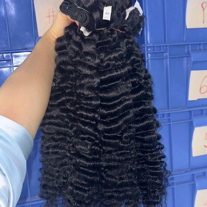 Wholesale Top Quality Raw Virgin Remy Burmese Spiral Curly Human Hair Bundle