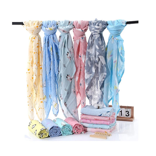Low Price Double Layer Soft Gift Super Soft Bear Organic Bamboo Cotton Baby Muslin Swaddle Wrap Blanket