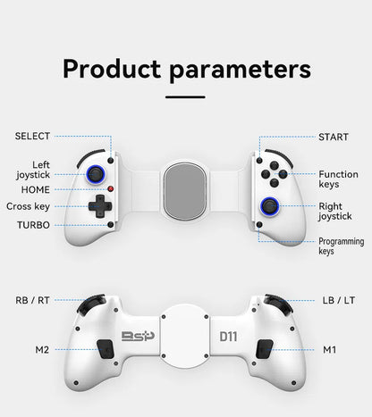 D11/D11S Stretch Game Controller Hall for /PC Android for Phone for for for