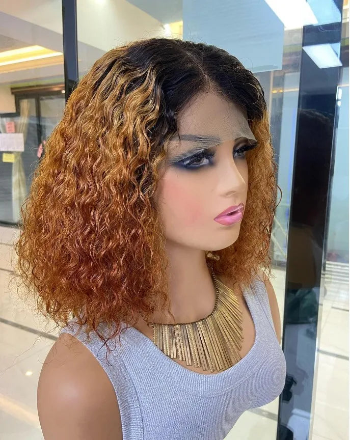 Short Bob Transparent Lace Human Hair Wig 8-16inch  Brazilian Human Hair  Wigs for Black Women