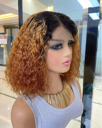 Short Bob Transparent Lace Human Hair Wig 8-16inch  Brazilian Human Hair  Wigs for Black Women